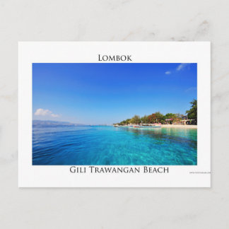 Carte Postale Gili Trawangan, Lombok
