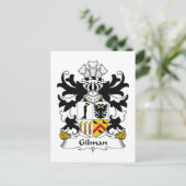 Carte Postale Gilman Family Crest (Debout devant)