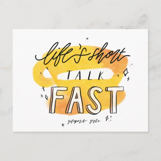 Carte Postale Gilmore Girls | La vie à courte durée rapide (Devant)