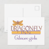 Carte Postale Gilmore Girls | Logo de Dragonfly Inn (Devant / Derrière)