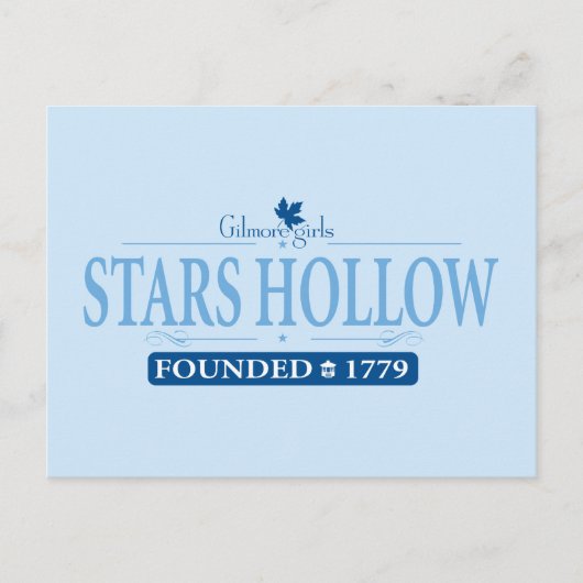 Carte Postale Gilmore Girls | Logo Hollow Stars (Devant)