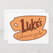 Carte Postale Gilmore Girls | Logo Luke's Diner (Devant / Derrière)
