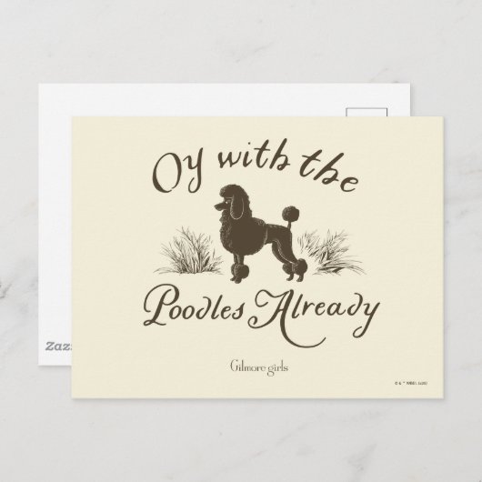 Carte Postale Gilmore Girls | Oy With the PoodlesDesign (Devant / Derrière)