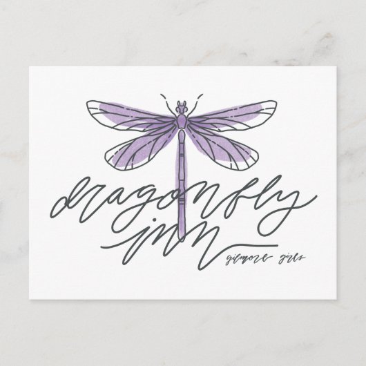 Carte Postale Gilmore Girls | Script Dragonfly Inn (Devant)