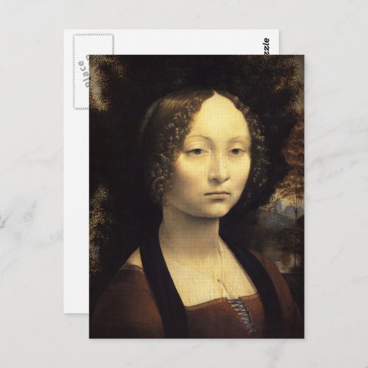 Carte Postale Ginevra de' Benci (Devant / Derrière)