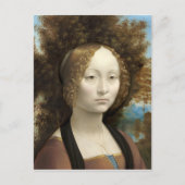 Carte Postale Ginevra de' Benci Leonardo da Vinci (Devant)