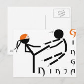 Carte Postale Ginga Ninja (Devant / Derrière)