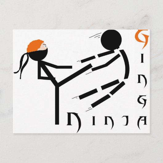 Carte Postale Ginga Ninja (Devant)