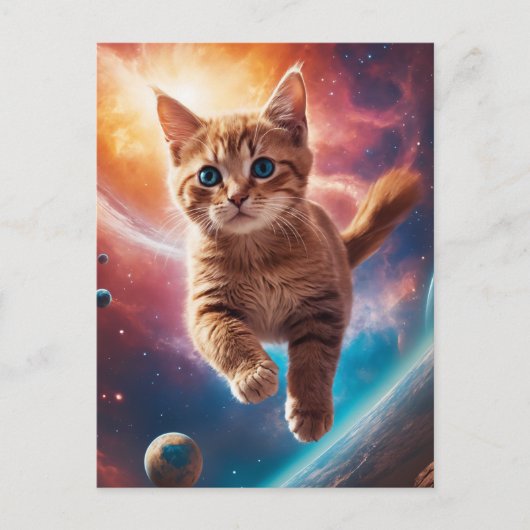 Carte Postale Gingembre galactique dans une aventure spatiale co (Devant)