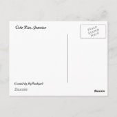 Carte postale Ginger Flower (Dos)