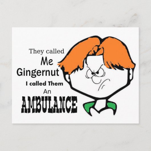 Carte Postale Ginger Gerald (Devant)