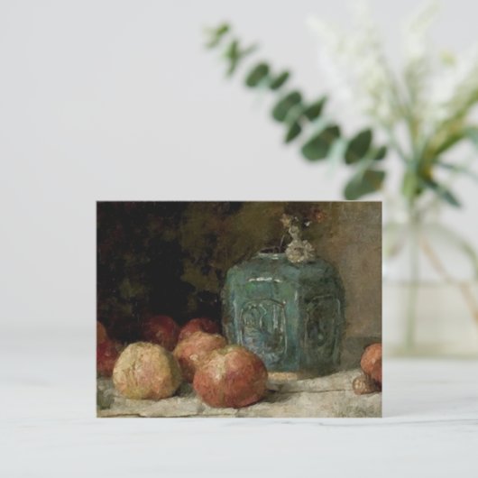 Carte Postale Ginger Jar & Apples, Vincent van Gogh Art (Debout devant)