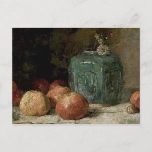 Carte Postale Ginger Jar & Apples, Vincent van Gogh Art