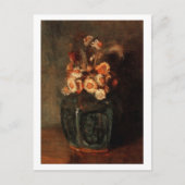 Carte Postale Ginger Jar avec Chrysanthemums, Vincent van Gogh (Devant)