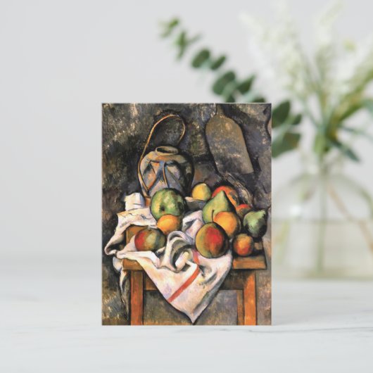 Carte Postale Ginger Jar avec Fruit Paul Cezanne (Debout devant)