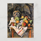 Carte Postale Ginger Jar avec Fruit Paul Cezanne (Devant)