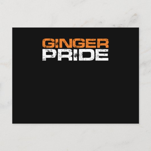 Carte Postale Ginger Pride Red Hair Redhead Redhead Cadeau (Devant)