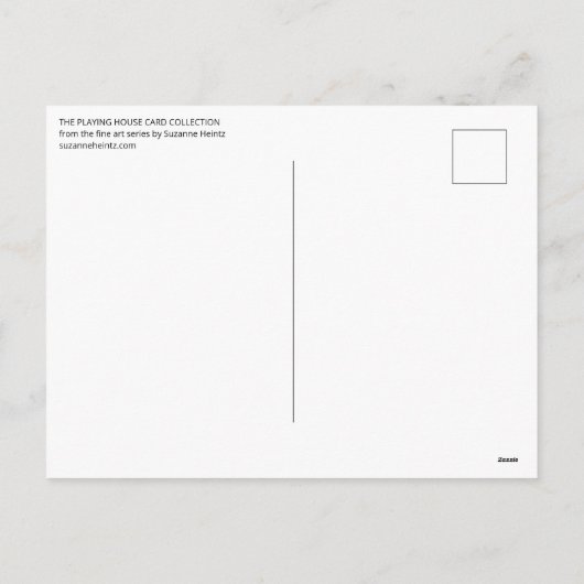 Carte postale GINGERBREAD MAN Holiday (Dos)