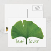 Carte Postale Gingko Leaf (Devant / Derrière)