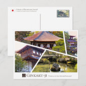 Carte Postale Ginkaku-ji (Higashiyama Jisho-ji) (Devant / Derrière)