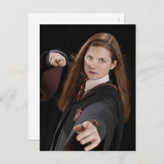 Carte Postale Ginny Weasley (Devant / Derrière)