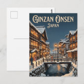Carte Postale Ginzan Onsen Japon (Devant / Derrière)