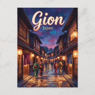 Carte Postale Gion Japon