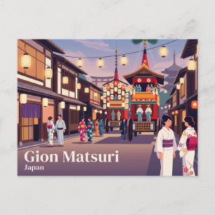 Carte Postale Gion Matsuri Japon
