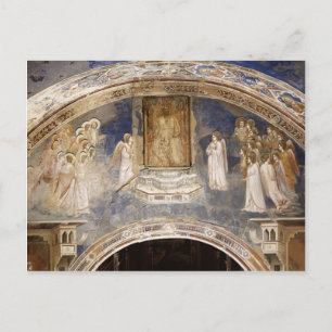 Carte Postale Giotto : Dieu envoie Gabriel à la Vierge
