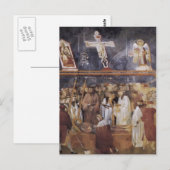 Carte Postale Giotto : St. Jérôme vérifier la Stigmata (Devant / Derrière)