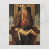 Carte Postale Giovanni Bellini-Madonna qui chérit l'enfant (Devant)