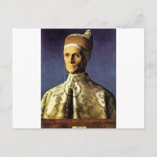 Carte Postale Giovanni Bellini Portrait de Doge Leonardo Loredan (Devant)