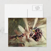 Carte Postale Giovanni Boldini - Le Pansy (Devant / Derrière)