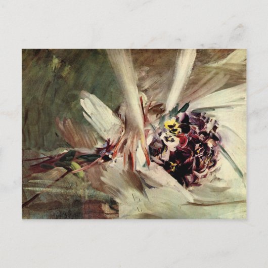 Carte Postale Giovanni Boldini - Le Pansy (Devant)
