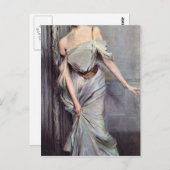 Carte Postale Giovanni Boldini - Mme Charles Max (Devant / Derrière)