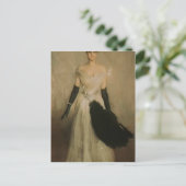 Carte Postale Giovanni Boldini - Portrait d'une dame (Debout devant)