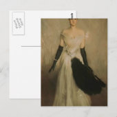 Carte Postale Giovanni Boldini - Portrait d'une dame (Devant / Derrière)
