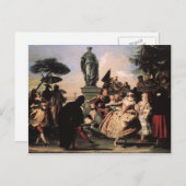 Carte Postale Giovanni Domenico Tiepolo - Minuet (Devant / Derrière)