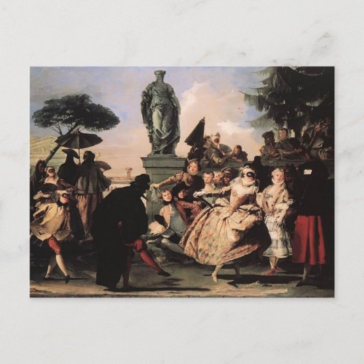 Carte Postale Giovanni Domenico Tiepolo - Minuet (Devant)