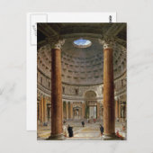 Carte Postale Giovanni Paolo Panini - Le Panthéon, Rome (Devant / Derrière)