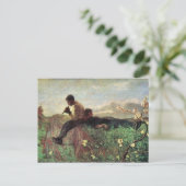 Carte Postale Giovanni Segantini - Idyll (Debout devant)