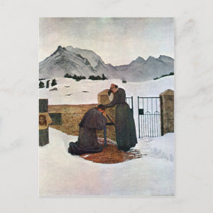 Carte Postale Giovanni Segantini - La douleur du deuil