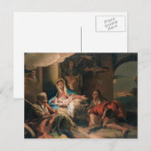 Carte Postale Giovanni Tiepolo - L'adoration des bergers (Devant / Derrière)