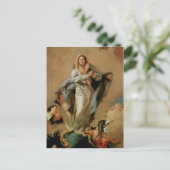 Carte Postale Giovanni Tiepolo - L'Immaculée Conception (Debout devant)