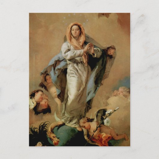 Carte Postale Giovanni Tiepolo - L'Immaculée Conception (Devant)