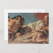 Carte Postale Giovanni Tiepolo- Neptune offrant des cadeaux à Ve (Devant / Derrière)