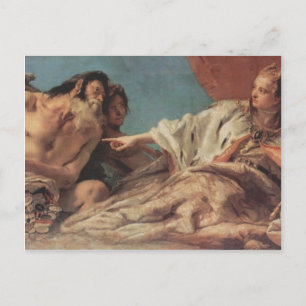 Carte Postale Giovanni Tiepolo- Neptune offrant des cadeaux à Ve