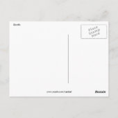 Carte Postale girafe (Dos)