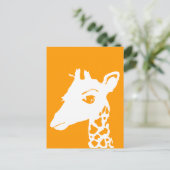 Carte Postale girafe (Debout devant)