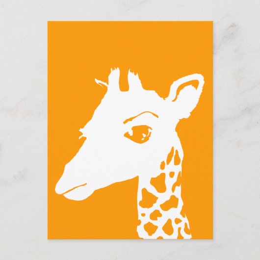 Carte Postale girafe (Devant)